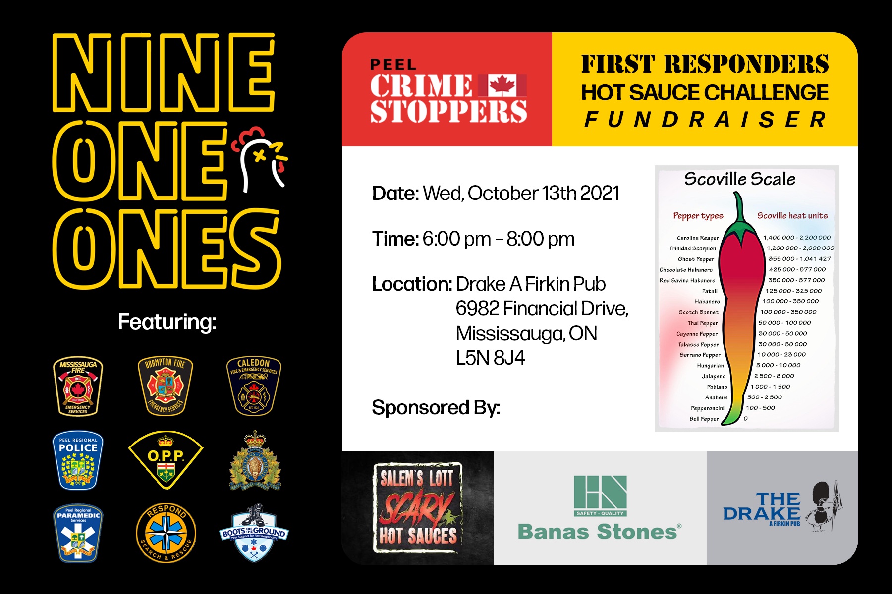 First Responders Hot Sauce Challenge - Peel Crime Stoppers